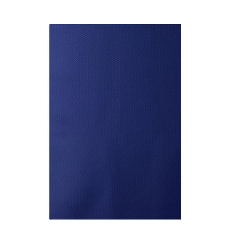 e by design Chevron Royal Blue Indoor/Outdoor Area Rug Wayfair